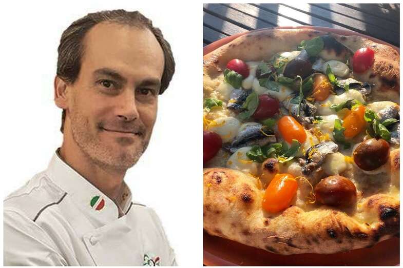 Imagen de la pizza Controvento, del teldense José Francisco Ojeda (Foto TA)